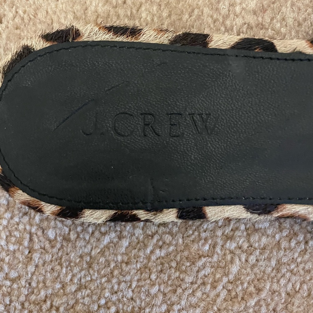 J. Crew Brown and Black Sandals with Crossed Straps - Picture 3 of 4